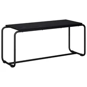 vidaXL TV stojalo 98 x 35,5 x 42 cm Črni hrast Inženirski les