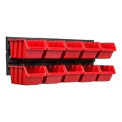 shumee Delavska plošča za orodje 39x13 cm + 10 pladnjev