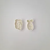 KREATIVNI SLATKIŠI Modle za kolace i ukrase Baletanke, 4 cm, 2 komada, Bele