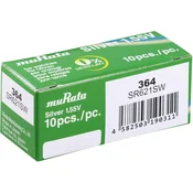 Murata Murata SR621SW-PBWW gumbne celice 364 srebrovo-oksidni 18 mAh 1.55 V 10 kos, (20430753)