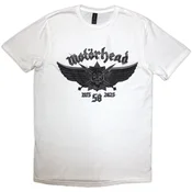 Motörhead 50 Years Wings Badge White M Majica