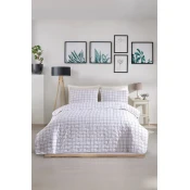 Lessentiel Maison Komplet posteljine Artus, 200x220, Belo-sivi