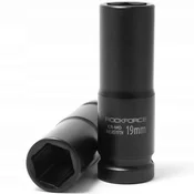 shumee Rockforce 1/2 19 mm globok udarni nastavek, 6-kraki, Cr-Mo, tankostenski