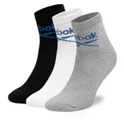 Dolge nogavice Reebok R0255-SS24 (3-pack) Pisana