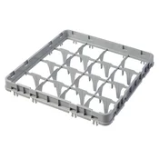 Nastavek košare full drop 500x500 mm siv, model E1, Cambro, število predelkov: 16 (4x4), velikost predelka: 111x111 mm, svetlo siv, 499x499x(V)51 mm