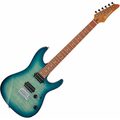 Ibanez AZ24S1F-TXB Transparent Turquoise Burst Električna kitara