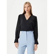 Rinascimento Bluza CFC0122866003 Črna Regular Fit