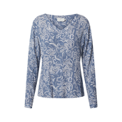 Kaffe Bluza Geisa  dimno modra / bela