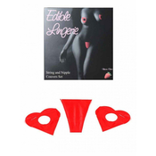 Secret Play KOMPLET Edible Strawberry Thong And Nipple Covers