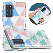Ovitek za Huawei P40 | Beli marmor