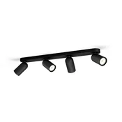 SPOT Philips 50584/30/PN - Stropna svjetiljka MYLIVING PONGEE 4xGU10/5,5W/230V
