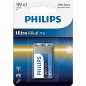 PHILIPS BATERIJA 9V ULTRA 1 KOS