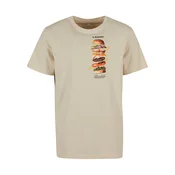 Mister Tee Majica A Burger  pesek / rumena / temno zelena / rdeča