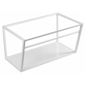 Konstrukcija za umivalnik, 750 mm, mat bela z belo polico iz MDF - Bela mat - 24 - 45.80 - Jeklo - Sapho - SKA Industrial - 74.60 - 750 mm