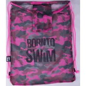 Borntoswim mesh bag 1 pink/grey