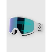 Salomon Aksium 2.0 White Goggle mid blue