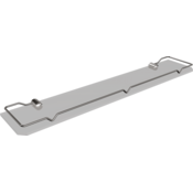 ANDEX Steklena polica za kopalnico z okvirjem (60 cm) 050/60/CC (krom)