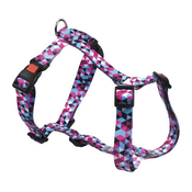 Oprsnica za pse Geo modra 65-100cm/25mm Flamingo - Pasje oprsnice