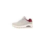 SKECHERS Nizke superge UNO - SUITED ON AIR siva/burgund