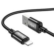 Hoco USB-A–Lightning kabel Hoco, 2,4 A, 1 m, X89, črn