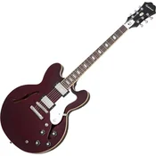 Epiphone Noel Gallagher Riviera Dark Wine Red Jazz gitara (Kao novo)