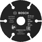 Bosch Karbidni multiprsten za brušenje, oblikovanje i uklanjanje materijala sa metala, kamena i drveta 2608616202, 50×10 mm