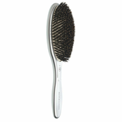 Olivia Garden Expert Care Oval Boar Bristles Silver