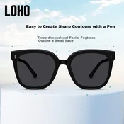 Loho Unisex naocare za sunce, Crne