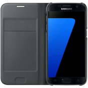 SAMSUNG preklopna torbica Flip Wallet za Galaxy S7, črna (EF-WG930PBEGWW)