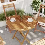 Stolna ploca 70 x 70 x 2,5 cm osmerokutna od masivne tikovine