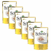Schesir cat tuna in piščanec v želatini 6x85 g