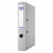 Organizator za datoteke, 50 mm, A4, PP, s vodilicom za zaštitu rubova, DONAU Premium, sivi 3955001PL-13