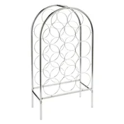 14 wine bottle rack, chrome finish - RTA