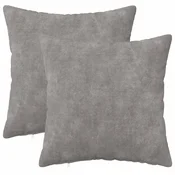 vidaXL Prevleka za blazino 2 pcs HEERLEN Svetlo siva 40 x 40 cm