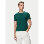 Tommy Jeans Majica DM0DM04411 Temno zelena Slim Fit