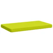 Vidaxl Blazina za klop - 1 kos VUGHT 100% poliester Svetlo zelena.
