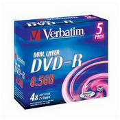 DVD+R Verbatim 43541 8,5 GB 8x 5 pcs