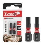 TVARDY T00184-25-2 Udarni vijačni nastavek H4 25mm S2