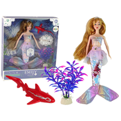 Lutka Emily - roza sirena s dodacima