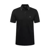 Boss Polo majica Passertip 50507699 Črna Slim Fit