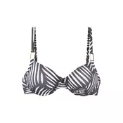 LASCANA Bikini zgornji del antracit
