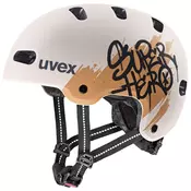 Uvex Kid 4 Style dječja kaciga, 51–55 cm, Super Hero Warm Grey Matt