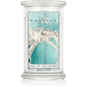 Kringle Candle Baby Its Cold Outside dišeča sveča s pokrovčkom 623 g