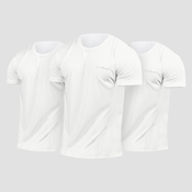 GymBeam Muška majica TRN 3Pack White