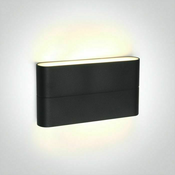 ZIDNA SVJETILJKA LED/2x6W/3000K/2x420lm/230V/IP54 ANTRACIT