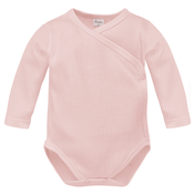 Pinokio Kidss Lovely Day Wrapped Bodysuit LS Pink Stripe