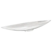 vidaXL Košara za sadje Srebrna 54x9x10 cm Aluminij