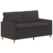 Vidaxl Kavč Temno siva 156 x 81 x 87,5 cm Blago