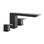 VEVOR Pipa za kopalno kad 200x230x72 mm Črna