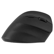YENKEE Bežicni miš vertikalni ergonomski 5060R, 2400dpi dual mode, 2.4 BT, Crni